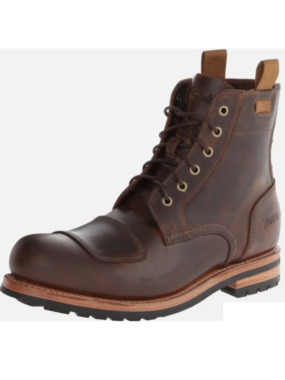 Clarks Norton Rise Brown Leather Biker Combat Boots Men’s 12